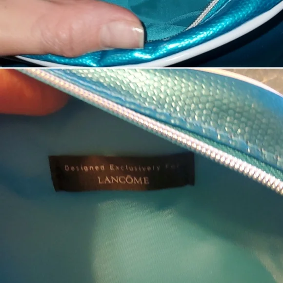 Brand new 2 size blue pouch lancome - Picture 4 of 10